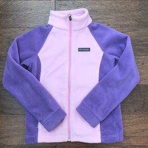 Girls Columbia fleece jacket